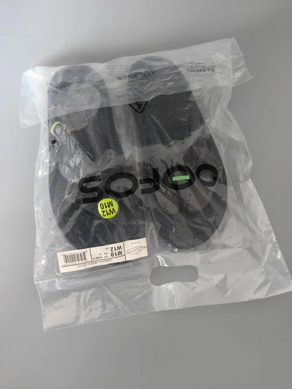 Men's OOFOS Originals Recovery Sandal #1000 - Black